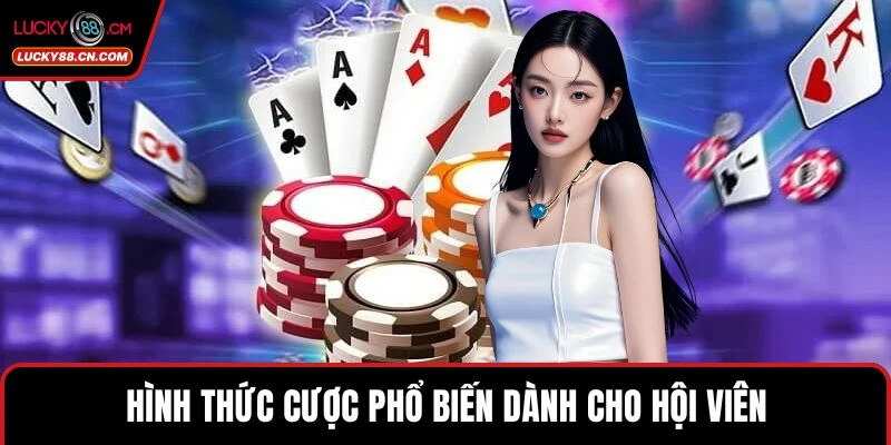Hình thức cược phổ biến dành cho hội viên