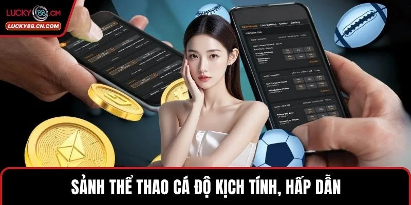 Sảnh thể thao cá độ kịch tính, hấp dẫn