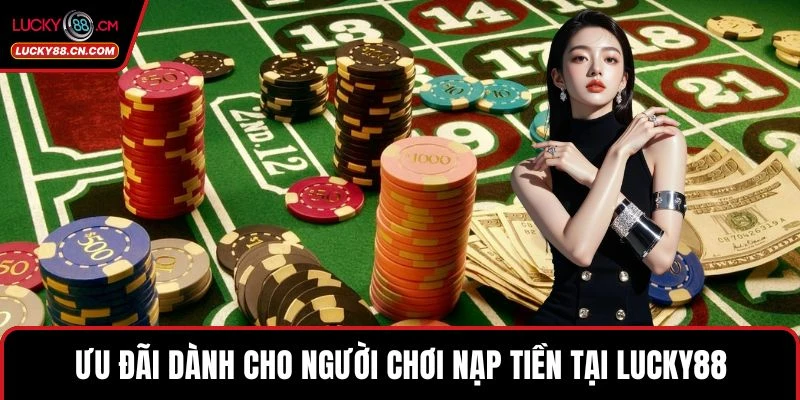 Ưu đãi dành cho người chơi nạp tiền tại LUCKY88